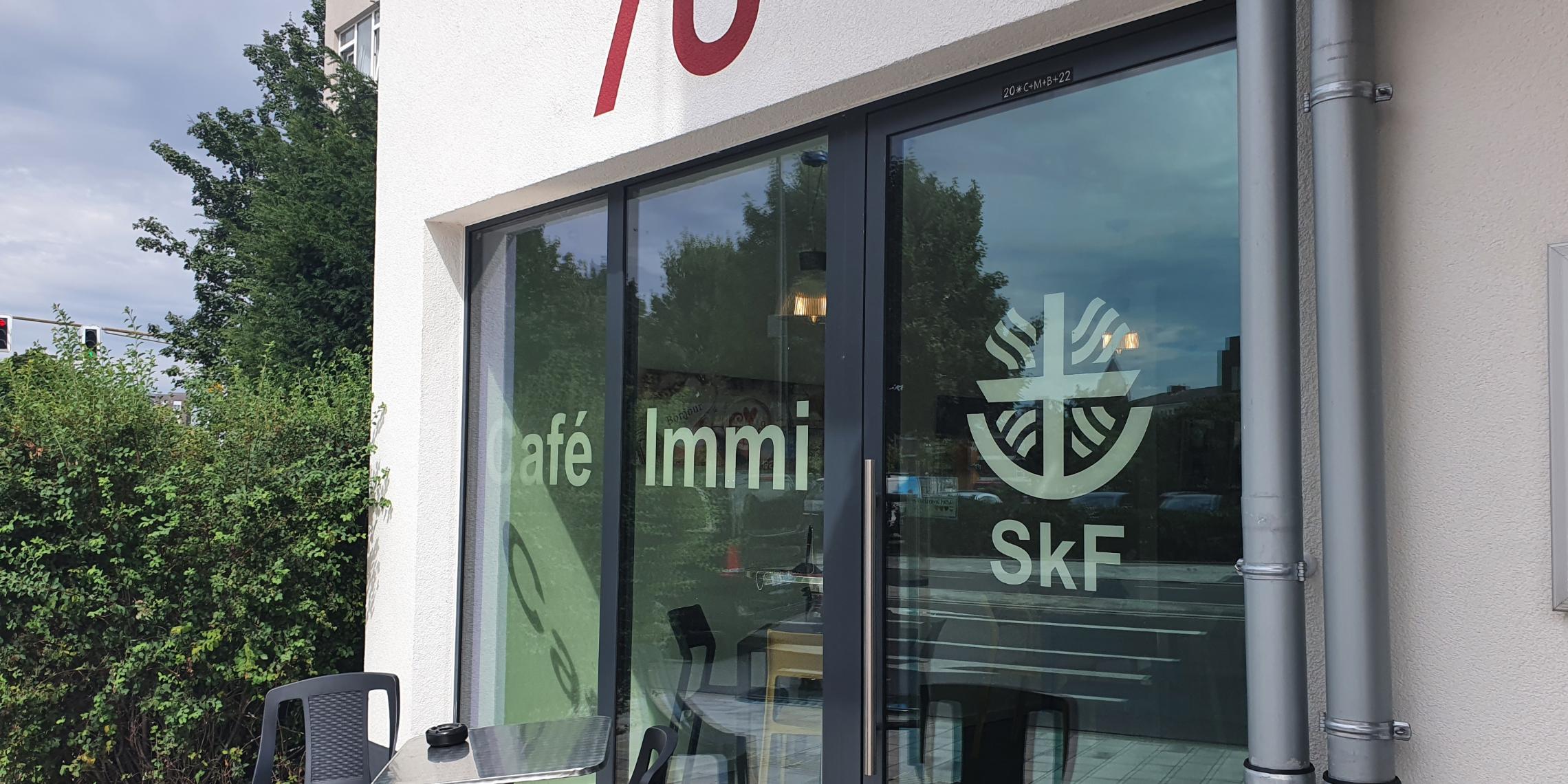 Café Immi Eingangsbereich vorne
