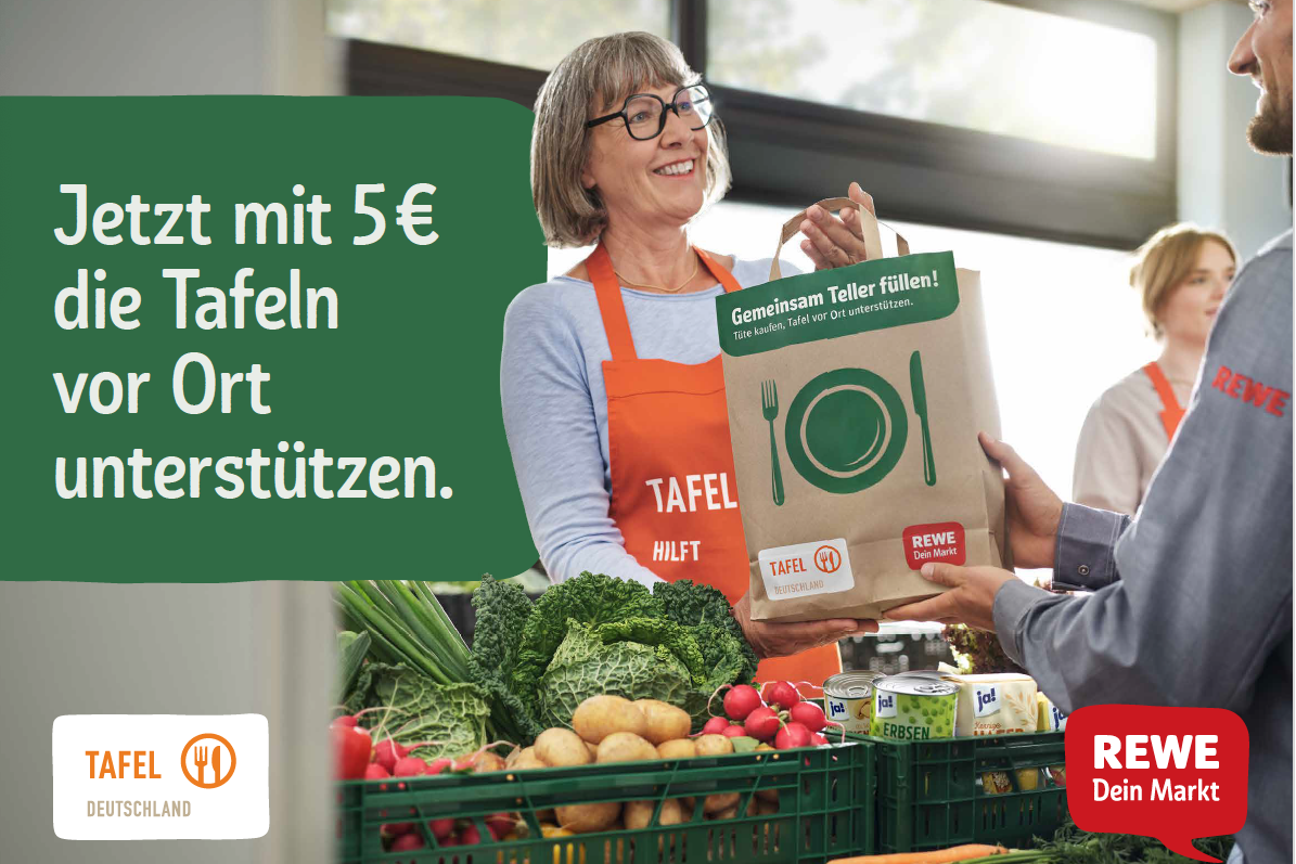 Rewe Tütenaktion 2024. Foto: Rewe
